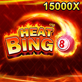 Heat Bingo game icon with glowing numbers